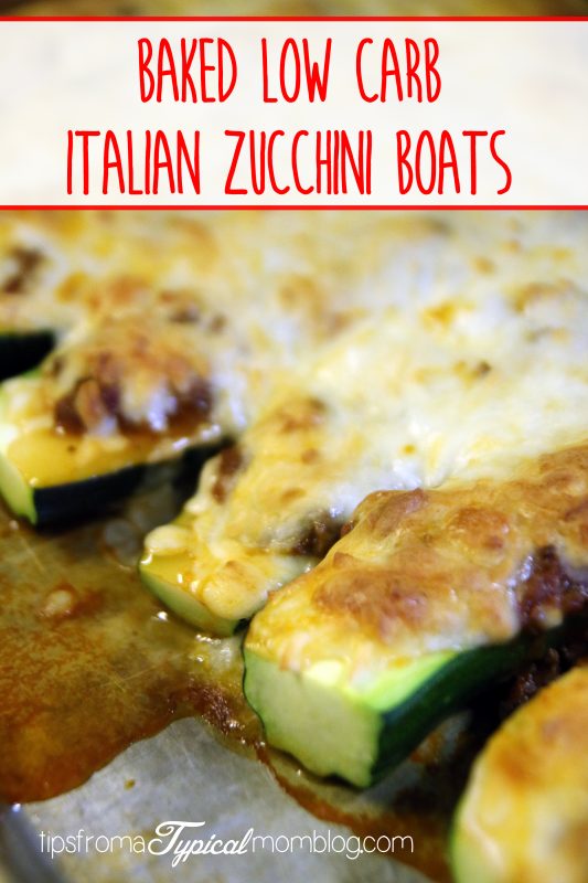 Baked Italian Zucchini Boats