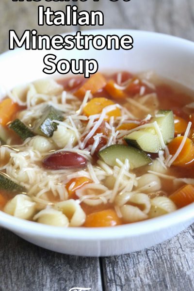 Instant Pot Italian Minestrone Soup Recipe