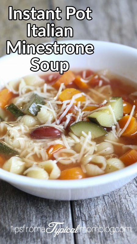 Instant Pot Italian Minestrone Soup