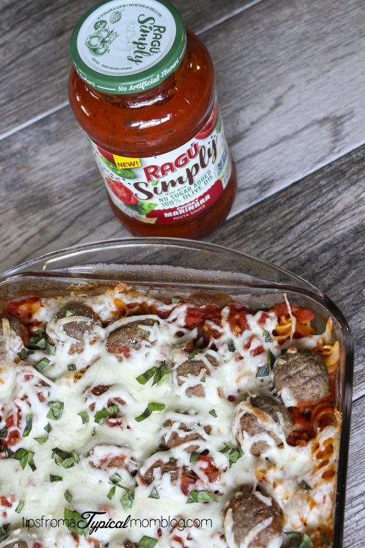 Meatball Pasta Bake
