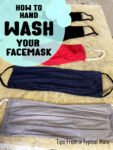How to Hand Wash Your Facemasks