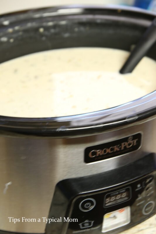 White Chicken Chili in the Crock Pot