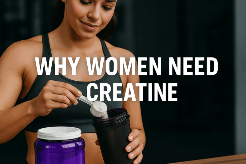 Creatine benefits for women – lean muscle and energy