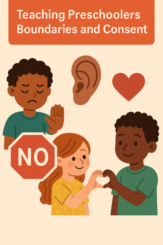 Teaching preschoolers boundaries and consent.