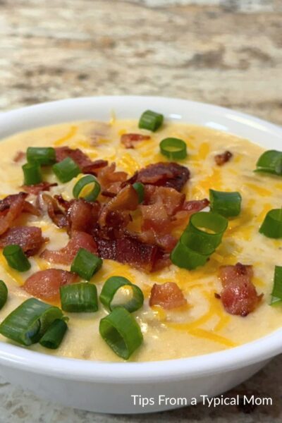 Creamy and Cheesy Potato Soup