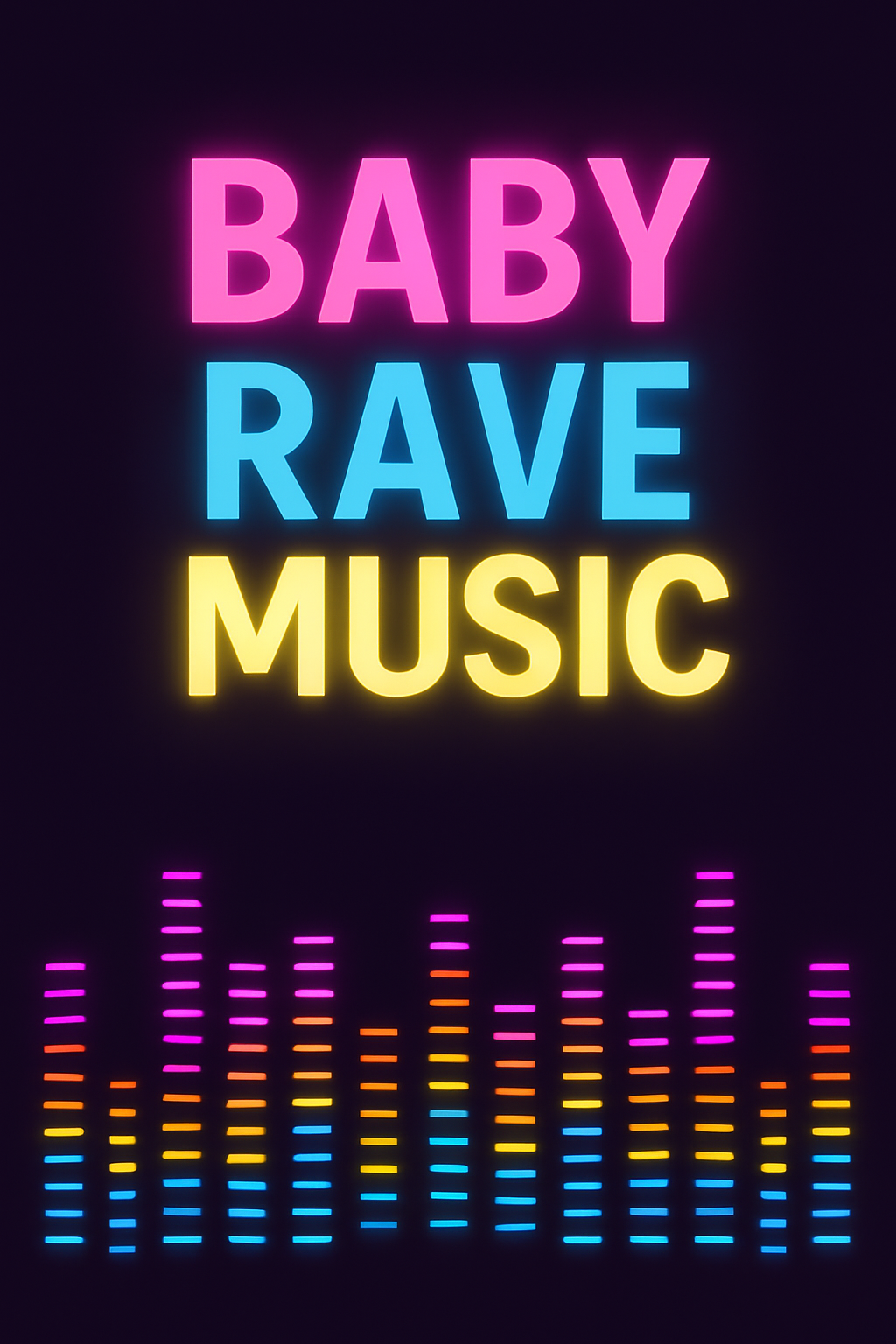 Baby rave music and dance party