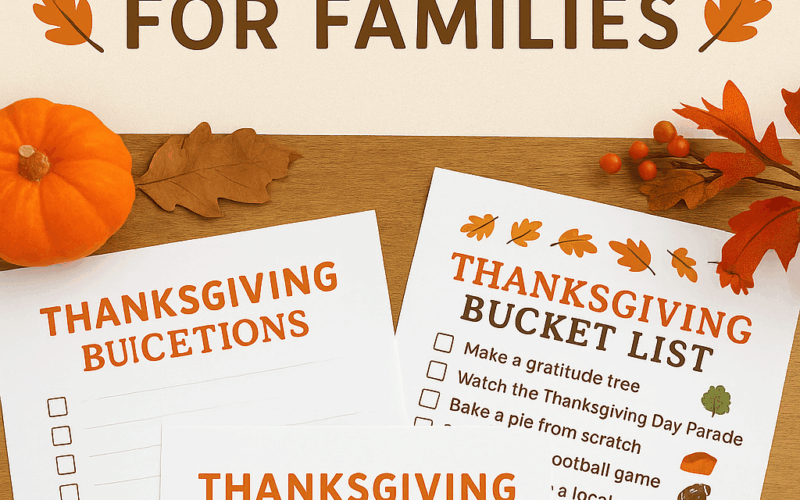 New Thanksgiving Traditions to Start with Your Family (with Free Printables!)